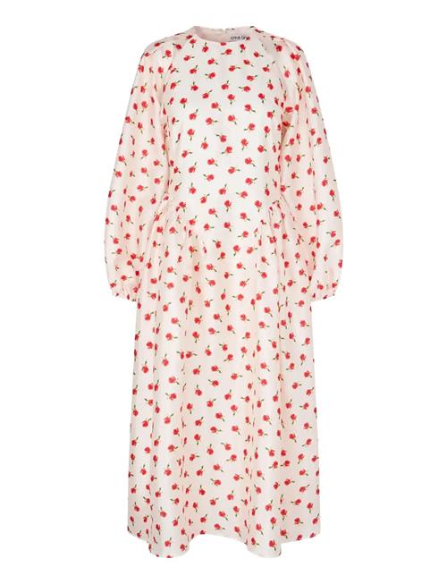 STINE GOYA | Flat Textured Poly, Long Sleeve Voluminous Dress | M