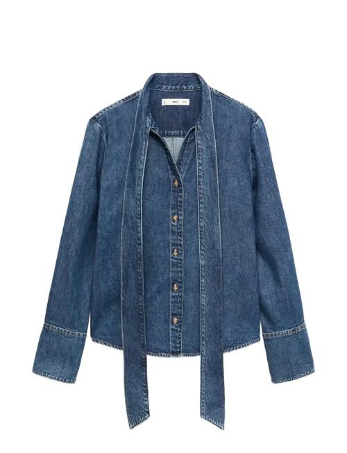Mango | Denim Shirt With Bow | M