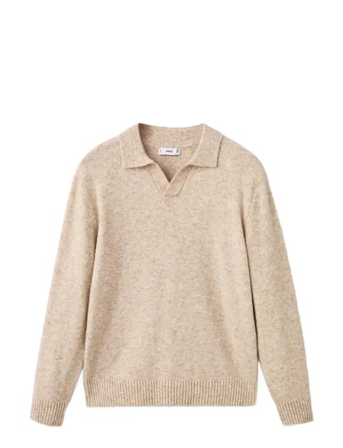 Mango | Knitted Wool Blend Polo Sweater | XXL