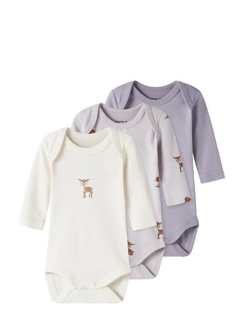 name it | Nbfbody 3P Ls Lilac Marble Deer Noos | 98