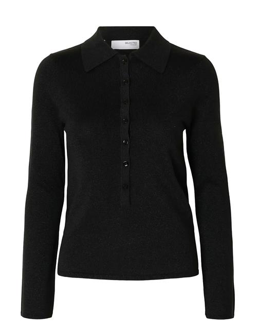 Selected | Slflura Ls Slim Knit Collar Neck | S