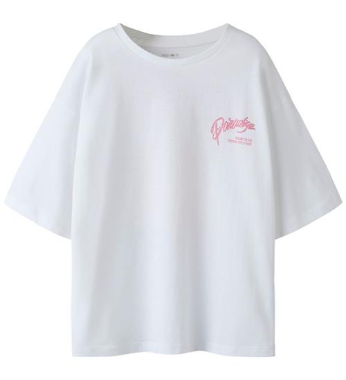 Name It T-shirt - NkfHaima - Bright White/Paradise