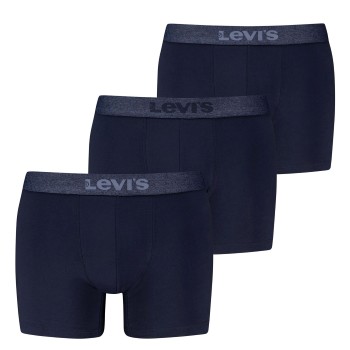 Levis 3P Logo Boxer Briefs Marineblå bomuld X-Large Herre