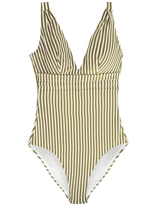 Next Formgivende badedragt  gul / khaki