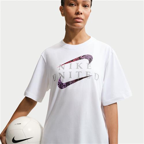 Nike United Fodbold-T-Shirt til kvinder - hvid