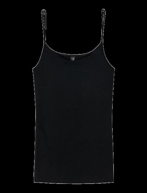 Schiesser | Black Spaghetti Strap Top - Luxury | S