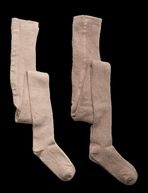 Minymo | Wool Stocking - Rib 2-Pack | 116\122