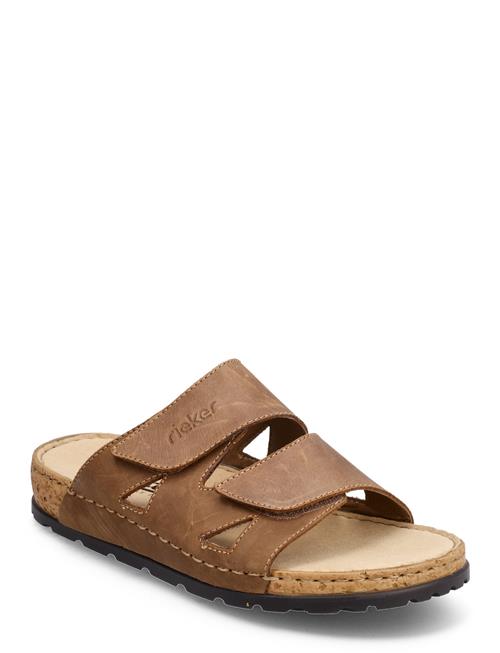 Rieker | Rieker Mens Sandals 25691-25 Brown | 45