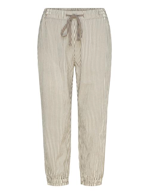 Kaffe | Kanaya Striped Capri Pants | 38