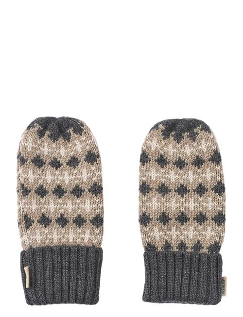Wheat | Jacquard Mittens Haansi | L