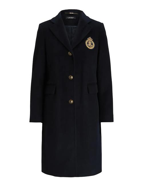 Lauren Ralph Lauren | Crest-Patch Wool-Blend Coat | 44