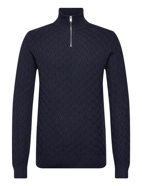 Lindbergh | Recycle Structure Knit 1/2 Ziprecycle Structure Knit 1/2 Zip | L