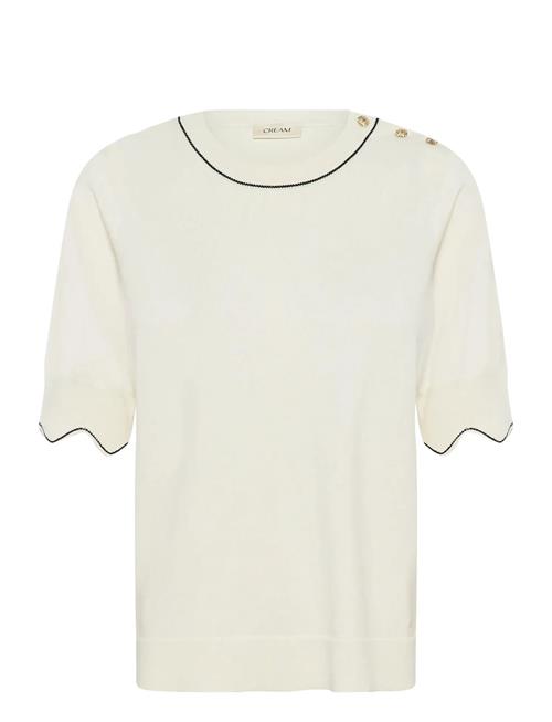 Cream | Crvillea Knit Blouse | L