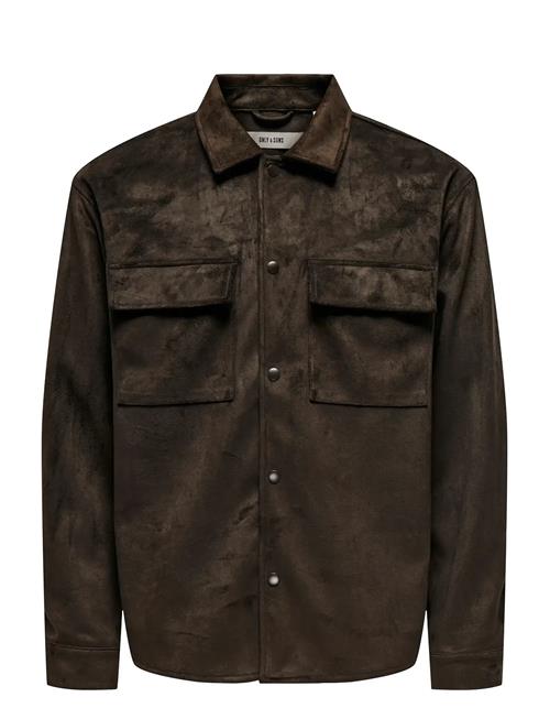 ONLY & SONS | Onsravi Fake Suede Shacket Otw | XXL
