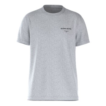Björn Borg Borg Essential T-shirt Men Lysegrå bomuld X-Large Herre