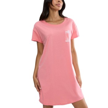 Triumph Nightdress Short Sleeve Rosa bomuld 42 Dame