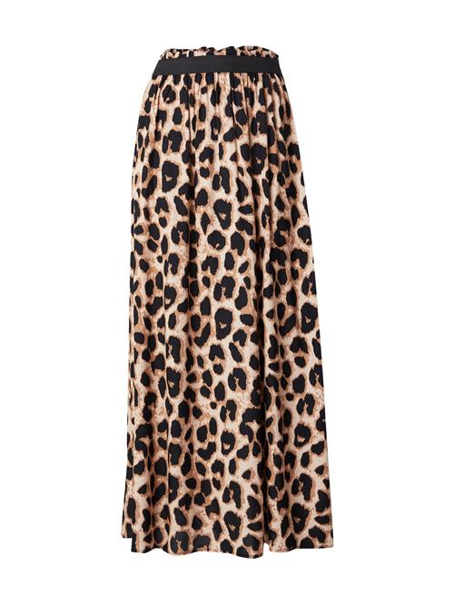 ONLY Nederdel 'ONLVenedig'  camel / sort / uldhvid