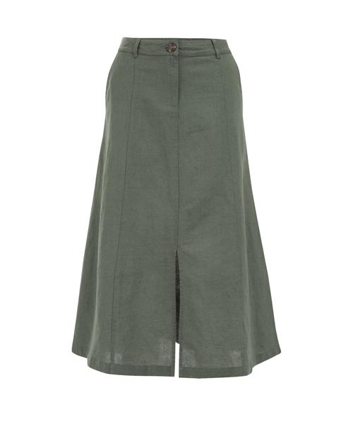 WE Fashion Nederdel  mørkegrøn