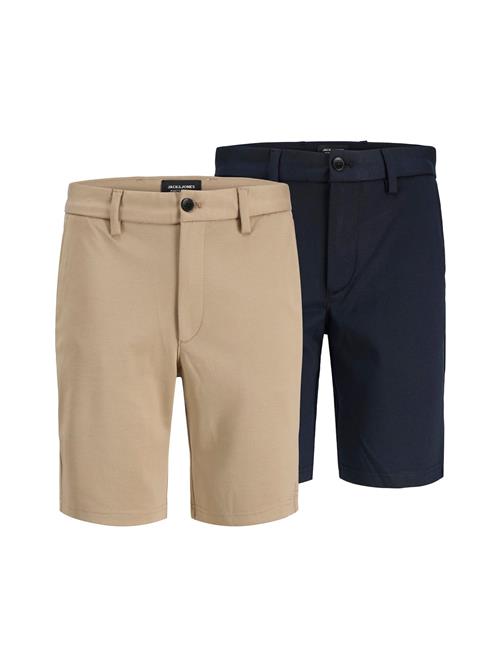 JACK & JONES Lærredsbukser  camel / marin