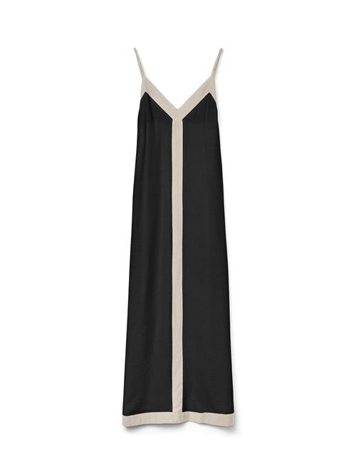 VERO MODA Kjole 'VMDenise'  sort / uldhvid