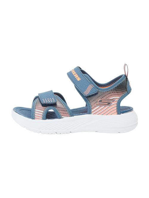 Skechers Kids Åbne sko 'MICROSPEC-SPLASH'  navy / orange / hvid