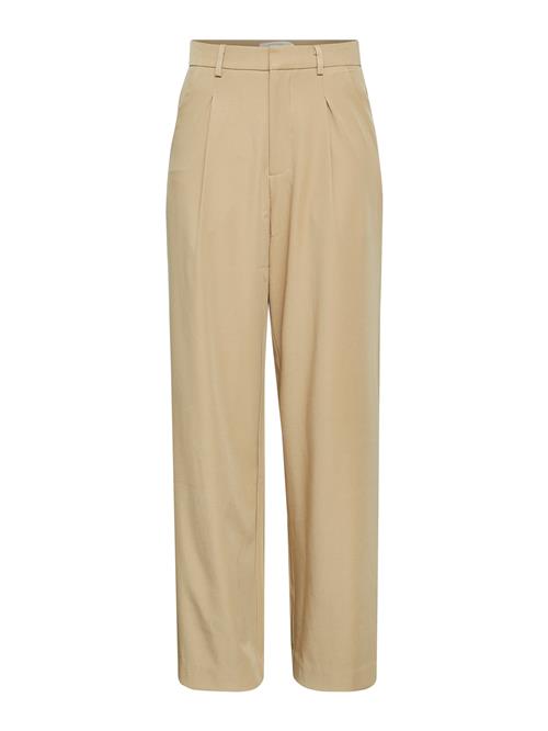 SISTERS POINT Bukser med lægfolder 'GREAT-PA'  camel