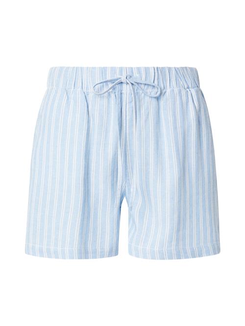 ONLY Bukser 'ONLCaro'  lyseblå / hvid