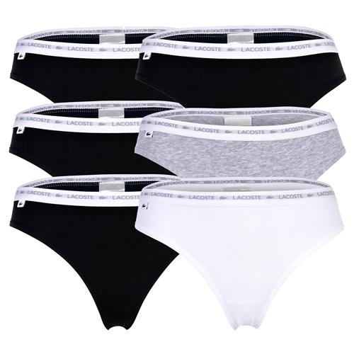 LACOSTE String  sort / hvid