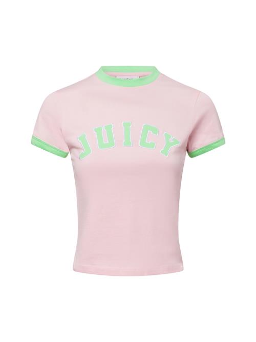 Juicy Couture Shirts 'Collegiate'  lysegrøn / lyserød