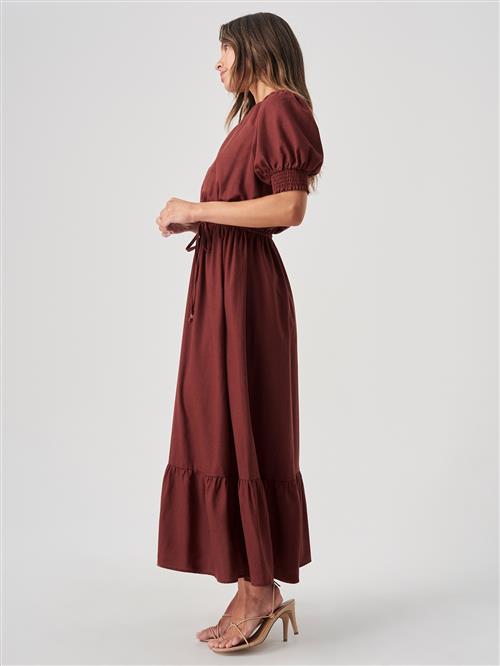 Willa Kjole 'Mania'  mørkerød