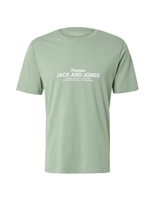 Jack & Jones Premium Bluser & t-shirts 'JPRBLAFERRIS'  lysegrøn / hvid