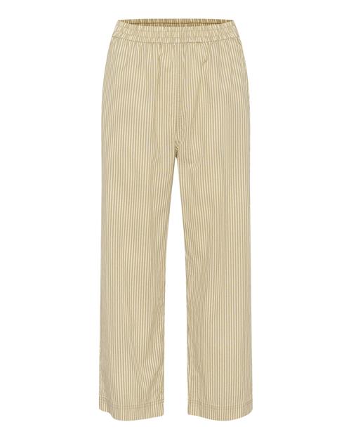 Kaffe Bukser 'KANaya'  ecru / mørkebeige