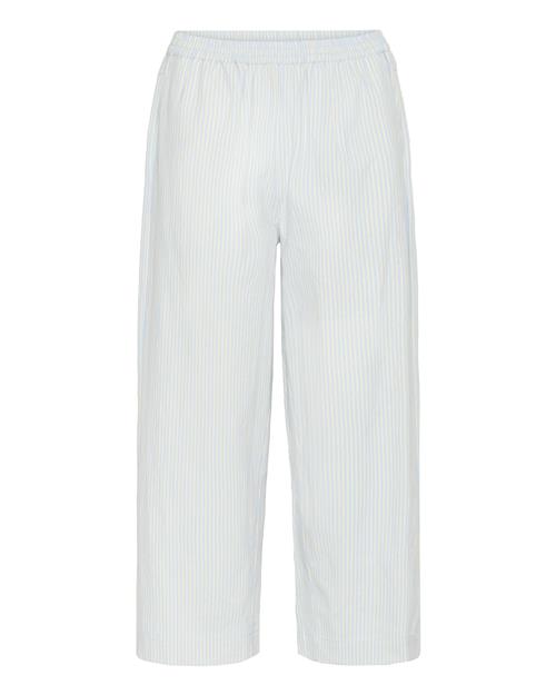 Kaffe Bukser 'KANaya'  pastelblå / hvid