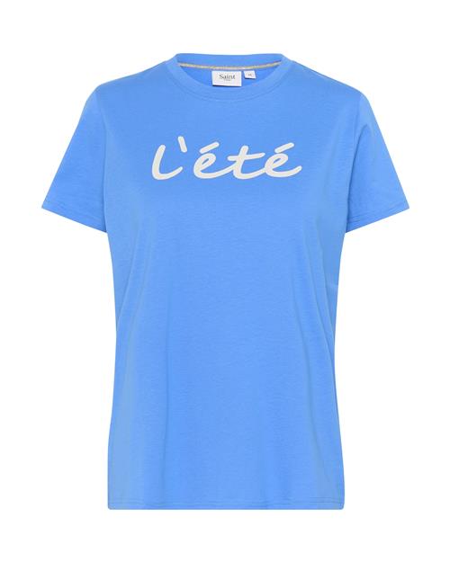 SAINT TROPEZ Shirts 'KortneaSZ'  blå / hvid