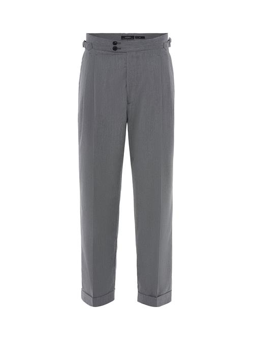 Antioch Bukser med lægfolder  basalgrå