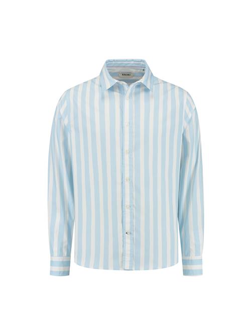 Shiwi Skjorte 'Rick'  blå / hvid