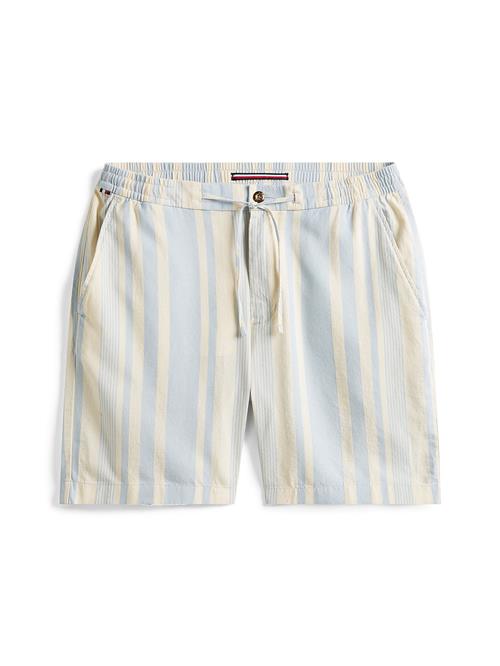 TOMMY HILFIGER Lærredsbukser 'MERCER'  beige / lyseblå