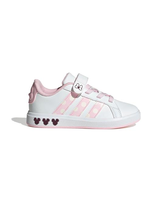 ADIDAS SPORTSWEAR Sportssko 'Disney Minnie Mouse Grand Court'  beige / aubergine / lyserød / hvid