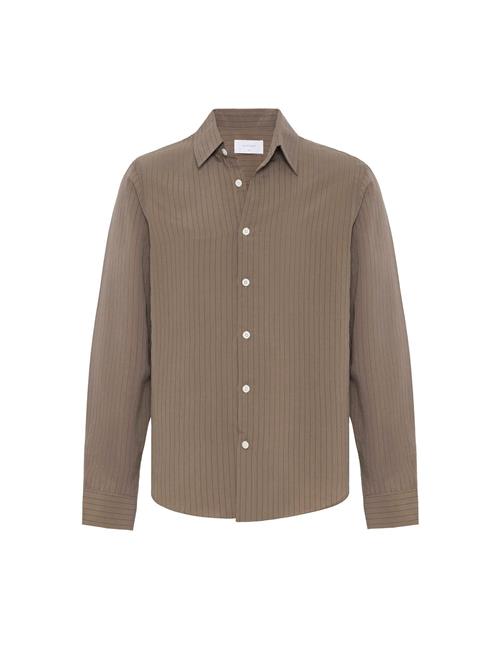 Antioch Skjorte  brokade / mørkebrun