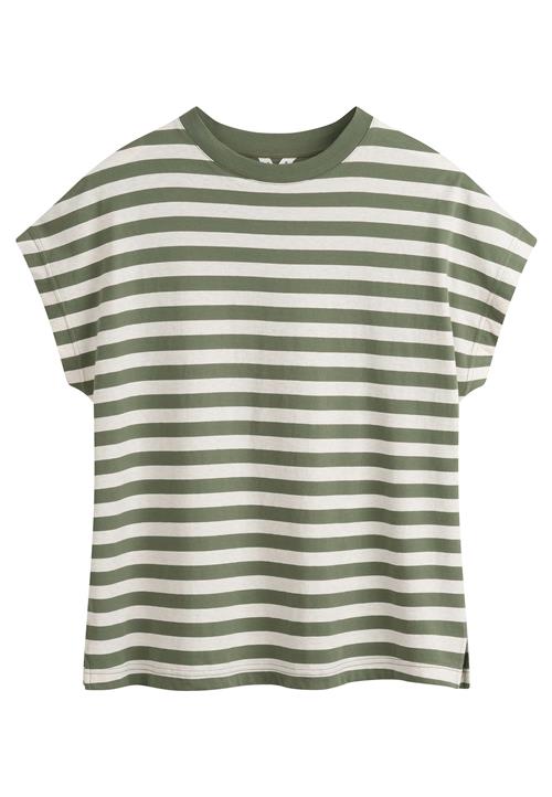 MELA Shirts 'MADHU'  grøn / hvid