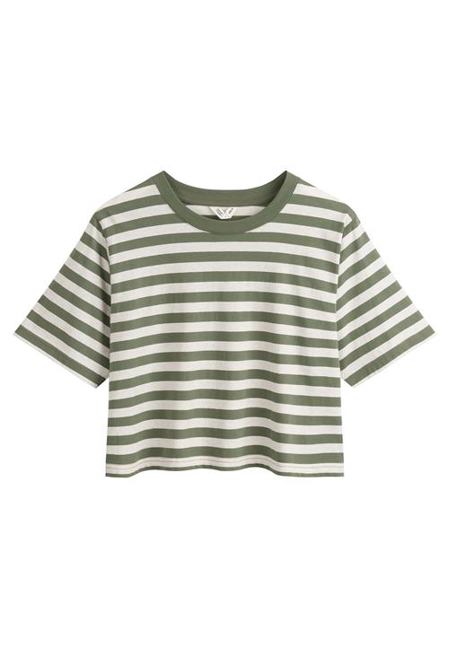 MELA Shirts 'DESNA'  grøn / hvid