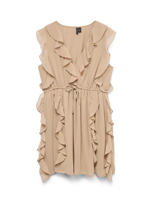 VERO MODA Kjole 'VMCarmen'  lysebrun