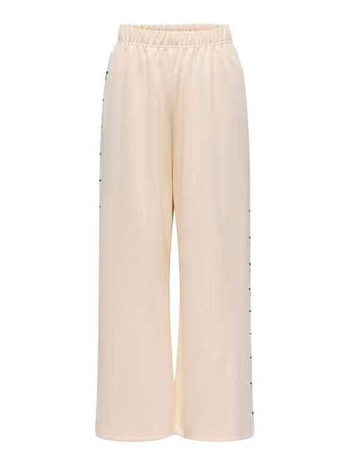 ONLY Bukser 'ONLStar'  beige / grøn / hvid