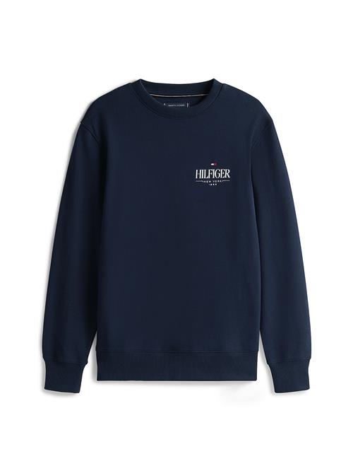 TOMMY HILFIGER Sweatshirt  mørkeblå / rød / hvid