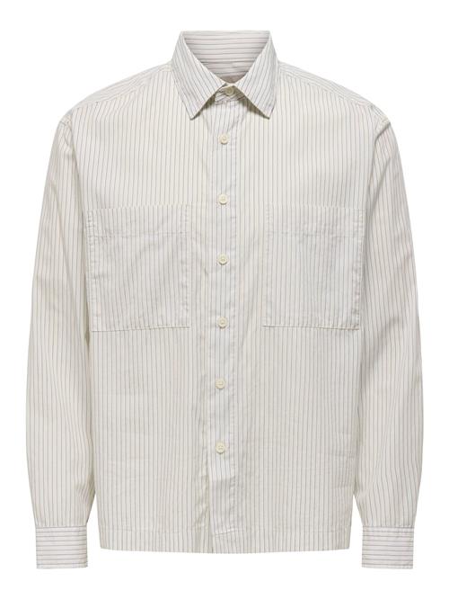 Only & Sons Skjorte  navy / pastelblå / hvid