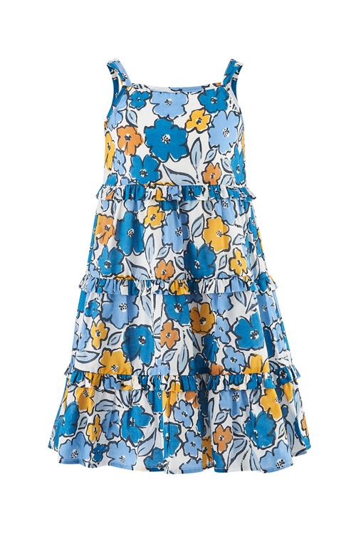 happy girls Kjole  safir / opal / orange / hvid