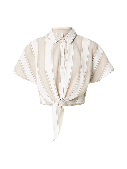 ONLY Bluse 'ONLJAKIRI'  sand / mørkebeige / hvid