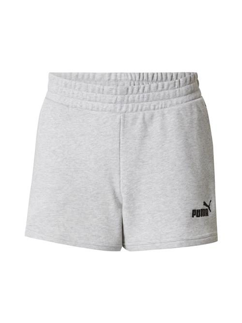 PUMA Sportsbukser 'ESS No. 1'  lysegrå / sort