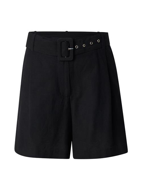 ONLY Bukser med lægfolder 'ONLJAKIRI'  sort