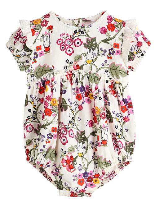 Next Sparkedragt/Body 'Miffy'  oliven / grenadine / orangerød / naturhvid